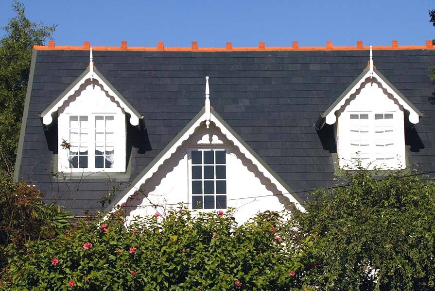 Nulok Global New Zealand - Natural Slate Open Gable with Roof Windows Nulok Global New Zealand - Natural Slate